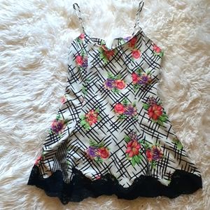 Victoria's Secret Gold Label Y2K Floral Slip